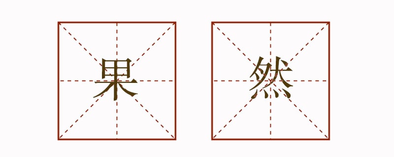用果然造句二年級簡單