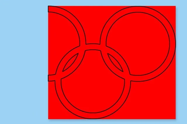 冬奧會(huì)剪紙教程：奧運(yùn)五環(huán)剪紙