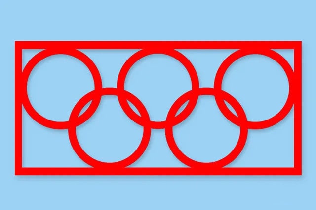 冬奧會(huì)剪紙教程：奧運(yùn)五環(huán)剪紙