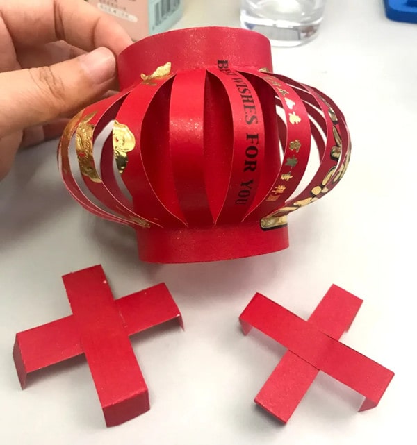 用紅包做燈籠手工制作方法