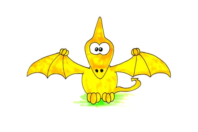 翼龍簡(jiǎn)筆畫怎么畫簡(jiǎn)單