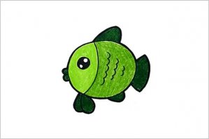 兒童簡(jiǎn)筆畫圖片小魚簡(jiǎn)單