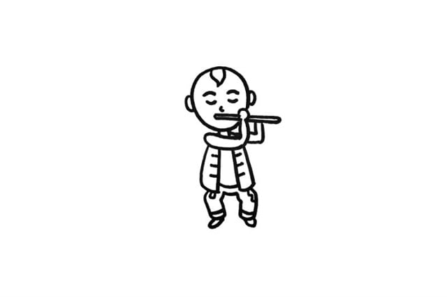 王二小放牛郎簡(jiǎn)筆畫(huà)怎么畫(huà)