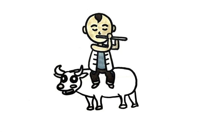 王二小放牛郎簡(jiǎn)筆畫(huà)怎么畫(huà)