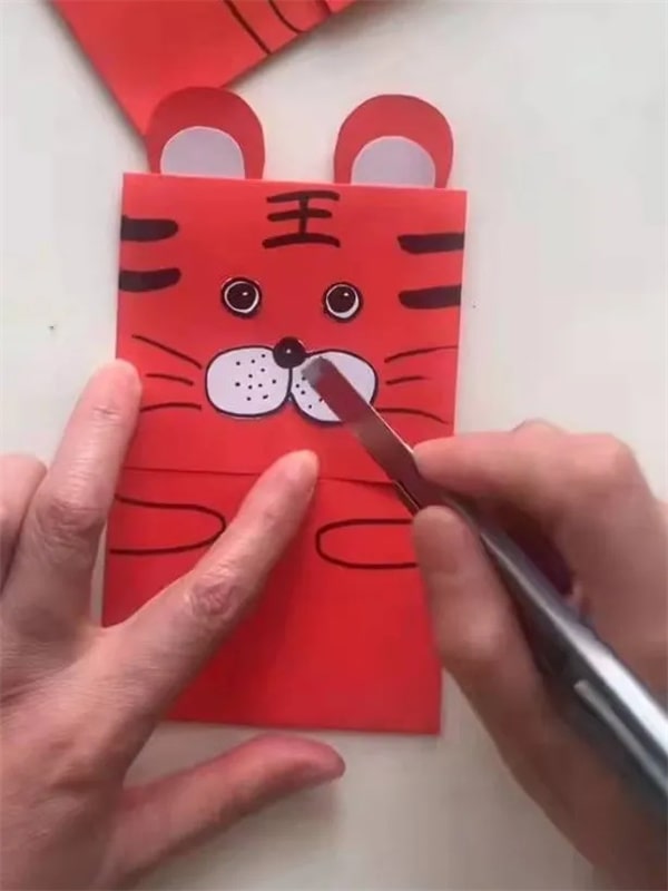虎年紅包手工制作教程