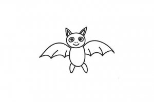 蝙蝠簡(jiǎn)筆畫怎么畫簡(jiǎn)單圖片