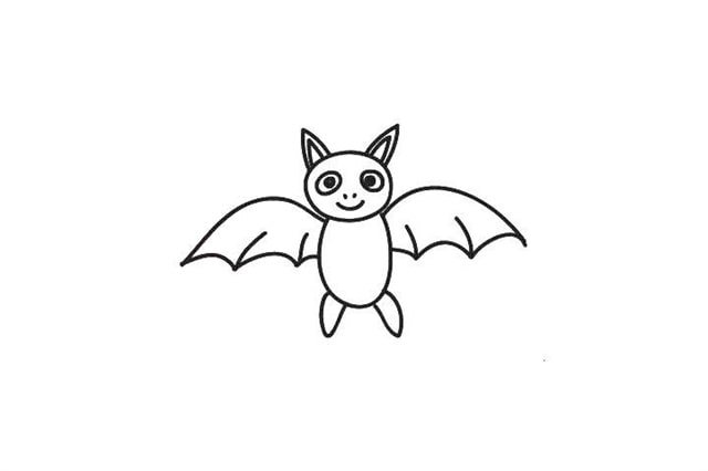 蝙蝠簡(jiǎn)筆畫怎么畫簡(jiǎn)單圖片