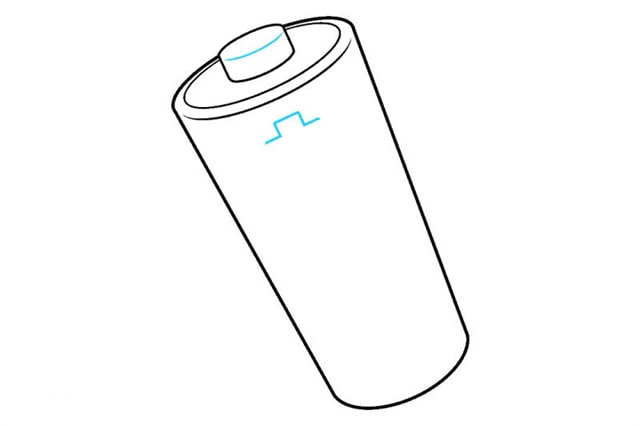 生活用品簡(jiǎn)筆畫電池怎么畫