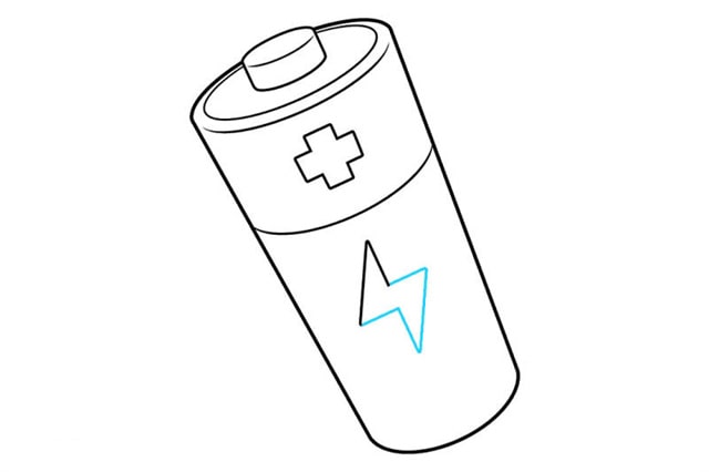 生活用品簡(jiǎn)筆畫電池怎么畫