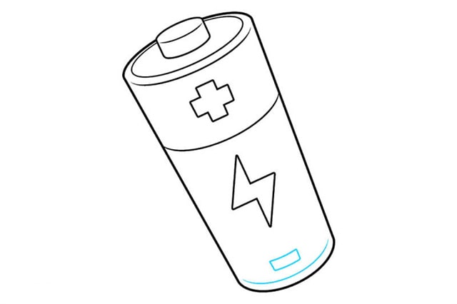 生活用品簡(jiǎn)筆畫電池怎么畫