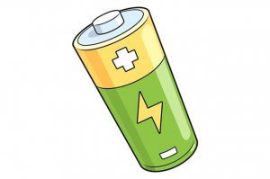 生活用品簡筆畫電池怎么畫
