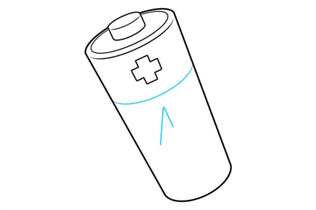 生活用品簡(jiǎn)筆畫電池怎么畫