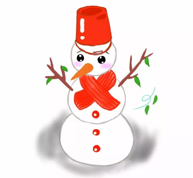 雪人簡筆畫