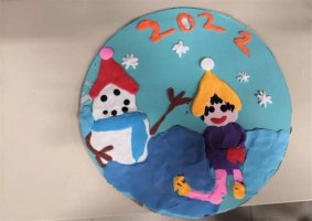 2022年北京冬奧會粘土作品