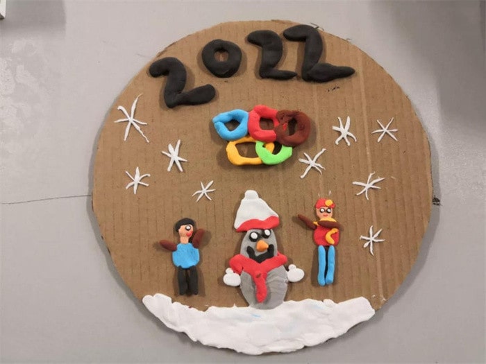 2022年北京冬奧會(huì)粘土作品