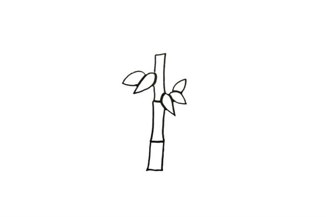 竹子簡筆畫圖片簡單