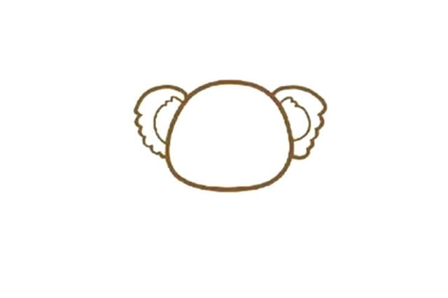 可愛的考拉簡筆畫怎么畫圖片
