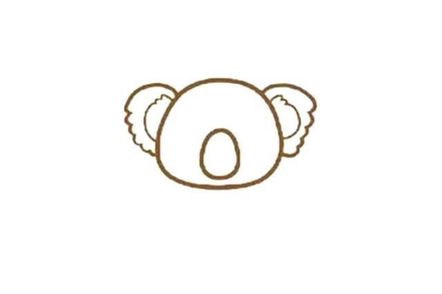 可愛的考拉簡筆畫怎么畫圖片