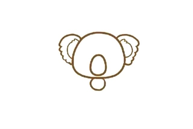 可愛的考拉簡筆畫怎么畫圖片