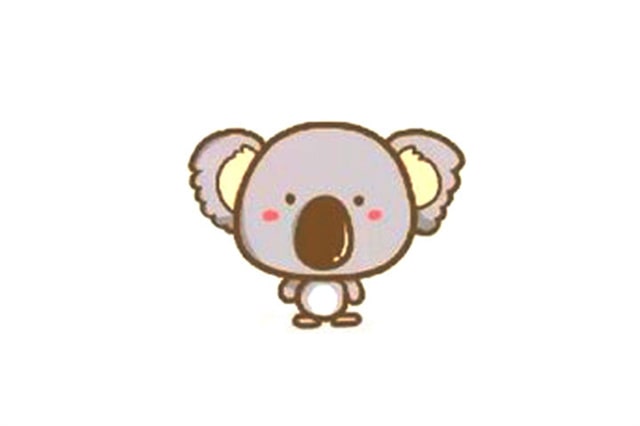 可愛的考拉簡筆畫怎么畫圖片