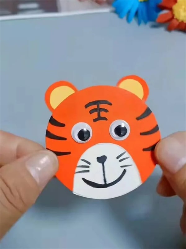 一次性紙杯手工制作淘氣虎