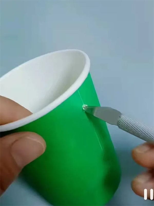 一次性紙杯手工制作淘氣虎