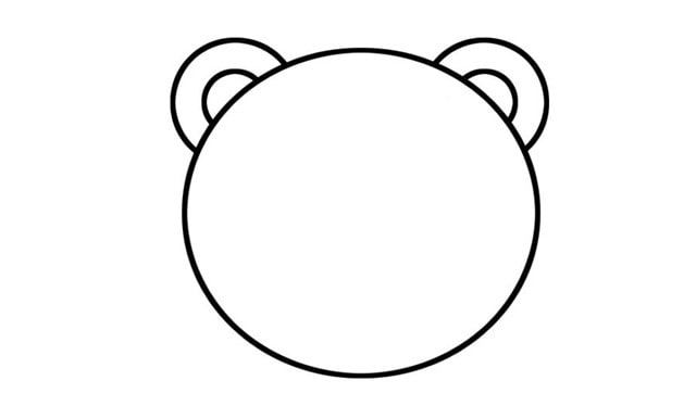 萌萌的老虎頭簡(jiǎn)筆畫(huà)教程簡(jiǎn)單