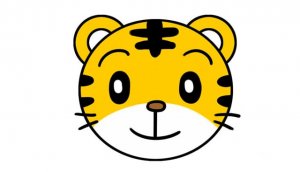 萌萌的老虎頭簡(jiǎn)筆畫教程簡(jiǎn)單