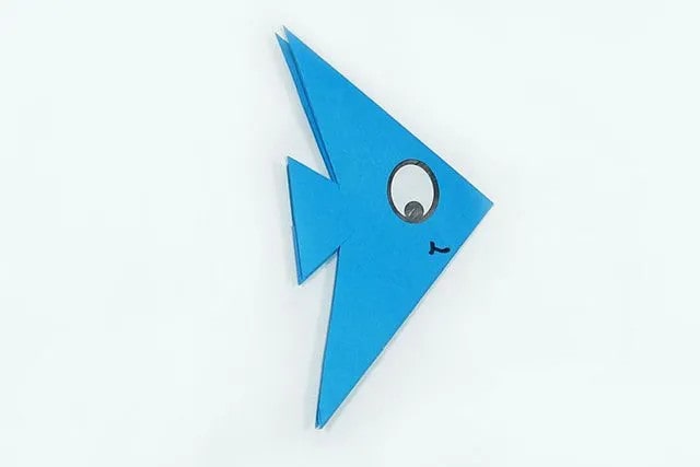 幼兒折紙手工簡單熱帶魚