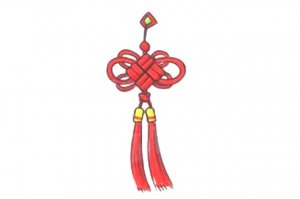 中國(guó)結(jié)簡(jiǎn)筆畫(huà)怎么畫(huà)圖片