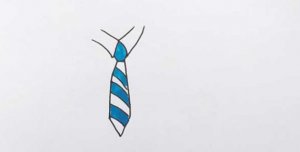 領(lǐng)帶簡筆畫怎么畫簡單