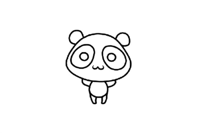 可愛的大熊貓簡(jiǎn)筆畫怎么畫簡(jiǎn)單