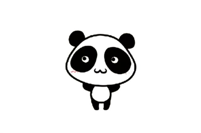 可愛的大熊貓簡(jiǎn)筆畫怎么畫簡(jiǎn)單