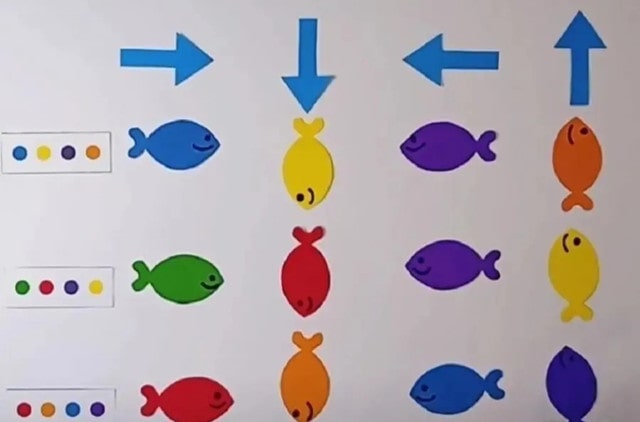 幼兒園小中大班好玩的益智顏色游戲