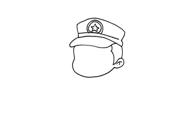 特種兵軍人簡筆畫步驟圖解