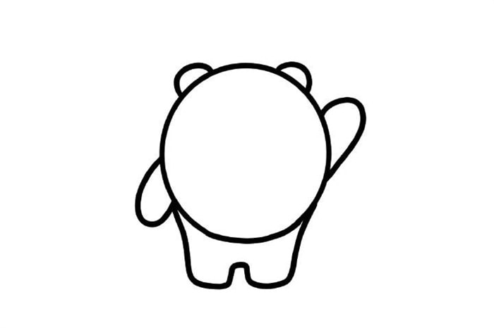 北京冬奧會(huì)吉祥物冰墩墩簡(jiǎn)筆畫教程