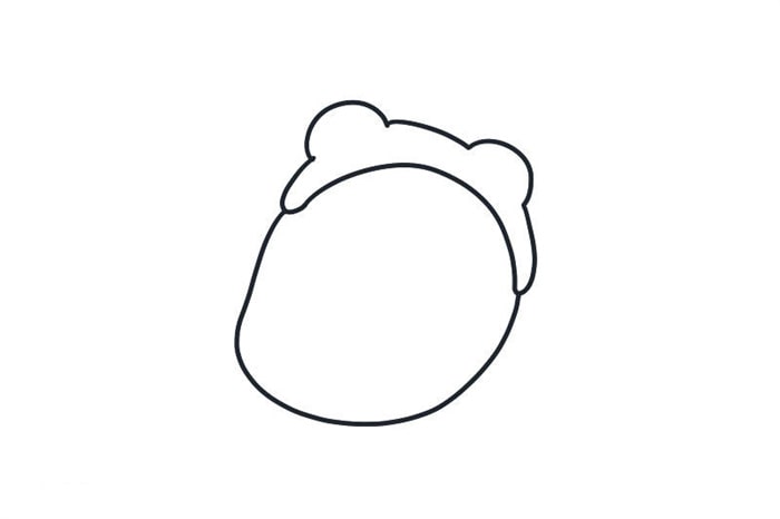 冰墩墩冬奧會(huì)短道速滑簡(jiǎn)筆畫(huà)教程圖片