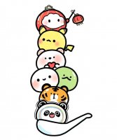 元宵節(jié)畫一堆元宵簡(jiǎn)筆畫