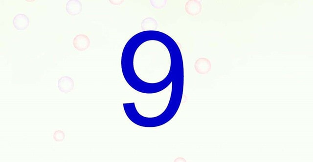 幼兒園中班數(shù)學教案《認識數(shù)字9》