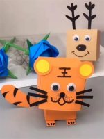 立體小老虎手工制作