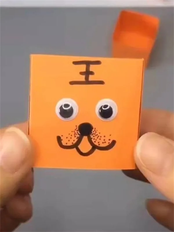 立體小老虎手工制作