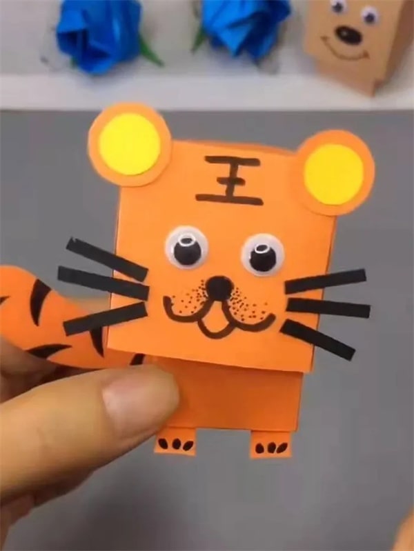 立體小老虎手工制作