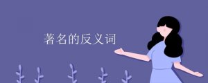 著名的反義詞