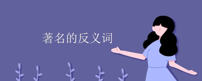 著名的反義詞