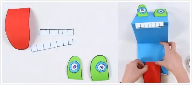 幼兒園手工制作小怪獸