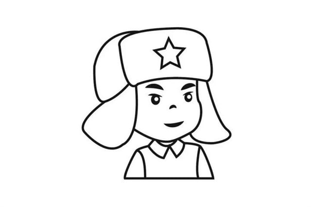 雷鋒簡(jiǎn)筆畫(huà)繪畫(huà)怎么畫(huà)圖片