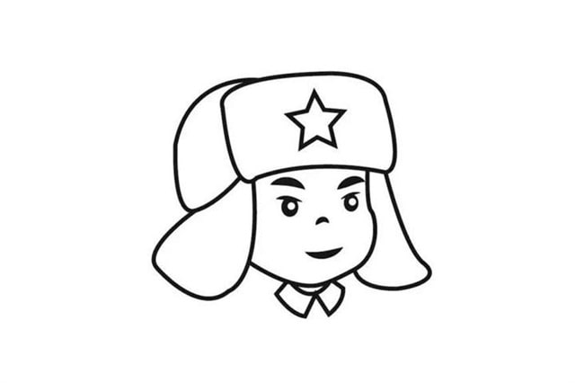 雷鋒簡(jiǎn)筆畫(huà)繪畫(huà)怎么畫(huà)圖片