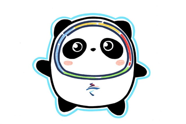 冰墩墩簡(jiǎn)筆畫教程圖片