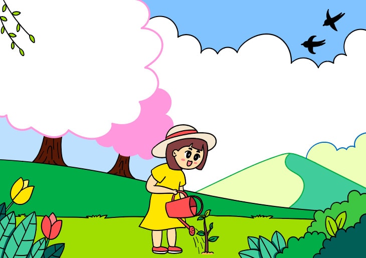 植樹節(jié)的手抄報圖片怎么畫簡單好看