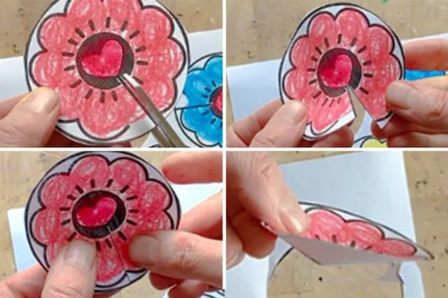 婦女節(jié)手工剪紙花束制作方法
